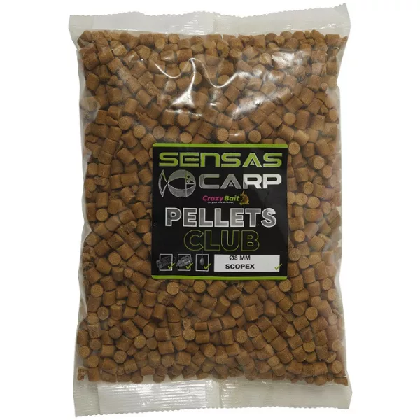 Sensas Scopex Club Pellets Pelete de Nădire 8mm 1kg