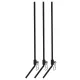 Tub anti-tangle 30cm 3/pachet. negru