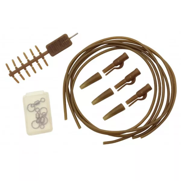 Carp Academy Montură completă pe Tub Moale Maro 3 buc