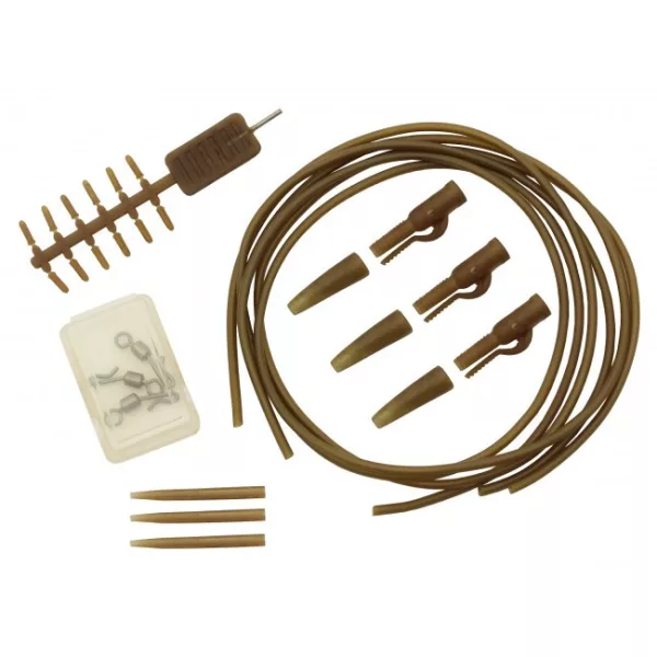 Carp Academy Montură completă pe Tub Moale Maro 3 buc