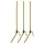 Nevis Tub Anti-încurcare 30cm Maro 3buc