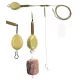 Carp Academy Montură PVA pe fir Leadcore 4 90g