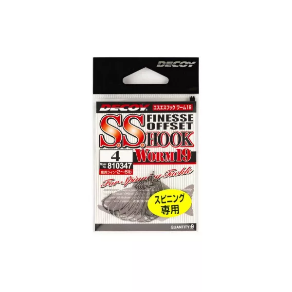 Decoy Worm 19 S.S. 1 Offset Horog 10db
