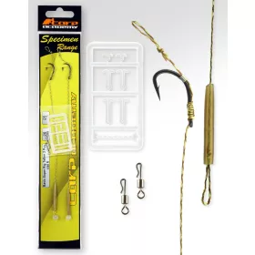   Carp Academy Basic Super Rig Teflon Negru 2 2buc/pachet Cârlig de boilies cu ochet și barbă
