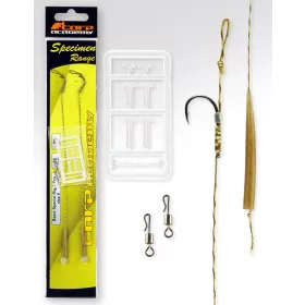   Carp Academy Basic Special Rig Negru 2 2buc/pachet Cârlig de crap Cu Ochi Cu Barbă