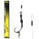 Carp Academy Spinner Rig Curved Shank Rig 2 Cârlig de boilies Spinner cu barbetă și ochet