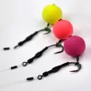 Carp Academy Spinner Rig Curved Shank Rig 4 Cârlig de boilies Spinner cu barbetă și ochet