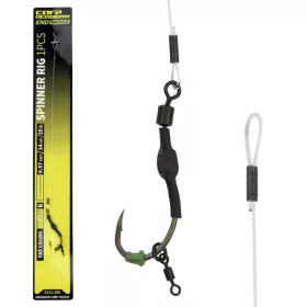   Carp Academy Spinner Rig Fat Crank 2 Cârlig Spinner Barbat, Cu Ochi Bojli