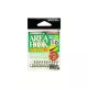 Decoy Area Type III AH-3 Mat Black #12 Barbless Füles Szakáll Nélküli Egyágú Ragadozóhalas Horog 10db