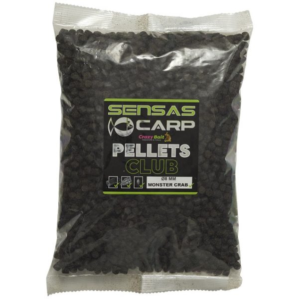 Sensas Monster Crab Club Pellets 8mm Pelete de nadă 10kg