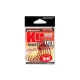 Decoy Worm 17R KG 1/0 Blood Red Offset Horog 7db