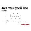 Decoy Area Type VI AH-6 Spic #8 Barbless Füles Szakáll Nélküli Egyágú Ragadozóhalas Horog 12db