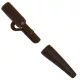 Agrafă de plumb cu opritor conic din cauciuc 2X6 BUC/PACHET - Clip de plumb