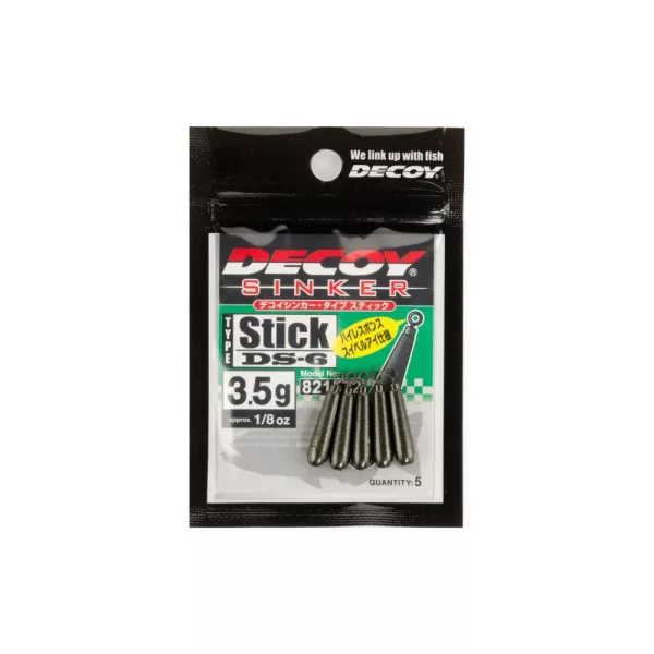 Decoy DS-6 Sinker Type Stick 11,0gr Drop Shot Ólom 3db
