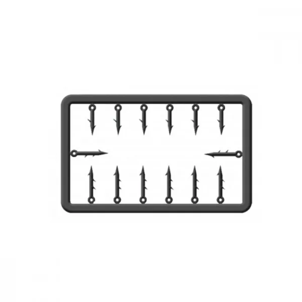 Set de ace pentru momeală din plastic Cralusso 5-7mm