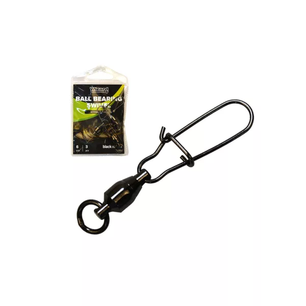 Wizard Ball Bearing Swivel With Nice Snap 6 Forgókapocs 3db