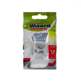   TUB DE FIXARE LIDER DE SÂRMĂ WIZARD 1.8X2.2X8MM 20BUC/PACHET NEGRU LUCIOS - Tub de sertizare