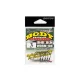 Decoy Worm 108 Body Guard HD #6 Füles Szakállas Egyágú Ragadozóhalas Horog 5db