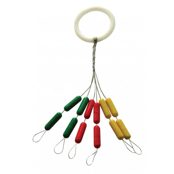 Nevis Opritor de cauciuc Colorat S 6x1,3mm 12buc