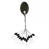 Nevis Stop cauciuc Negru S 4x2mm 12buc
