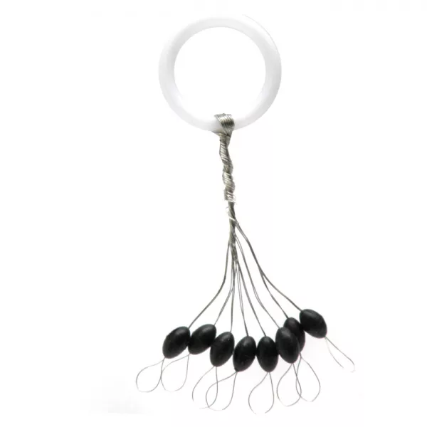 Nevis Stopper din cauciuc Negru L 5,5x3mm 8buc