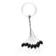 Nevis Stopper din cauciuc Negru L 5,5x3mm 8buc