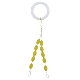 Nevis Stop cauciuc Galben Silicon S 4,5x2,5mm 10buc