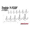 Decoy Y-F33F Extra Fine Wire #2 Füles Szakállas Háromágú Horog 4db