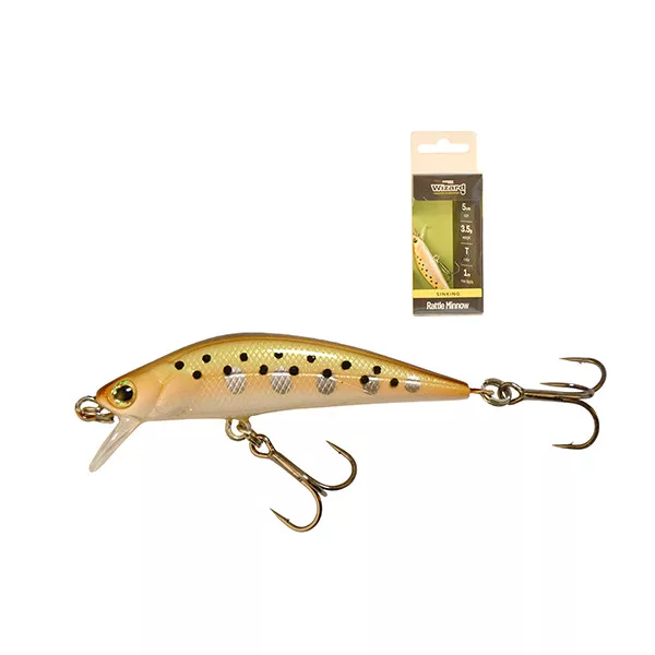 Wizard Rattle Minnow Sinking T 5cm 3,5gr Vobler