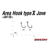 Decoy Area Type X AH-10 X Jove #8 Barbless Füles Szakáll Nélküli Egyágú Ragadozóhalas Horog 10db