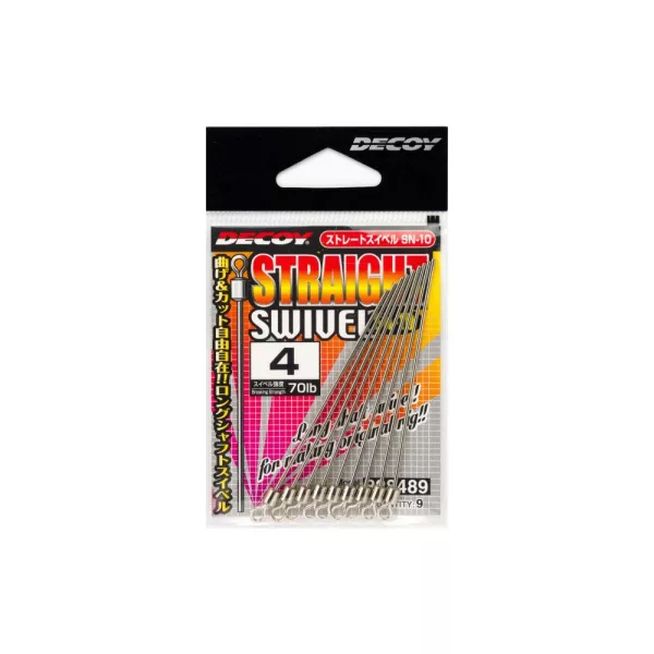 Decoy SN-10 Straight Swivel 6 Forgó 8db