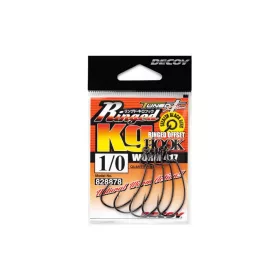 Decoy Worm 417 Ringed KG 2/0 Offset Horog 4db