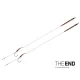Delphin THE END Boilie rig cârlig legat / 2 buc 20cm/25lbs/#4