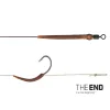 Delphin THE END Boilie rig cârlig legat / 2 buc 20cm/25lbs/#4