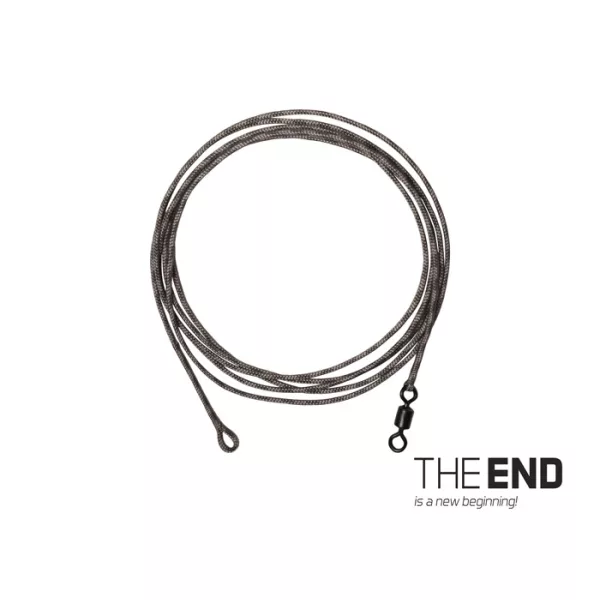 Delphin THE END Leadcore + swivel montură legată / 3 buc. 1m