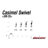 Decoy SN-15 Casimel Swivel 6 Forgó 12db
