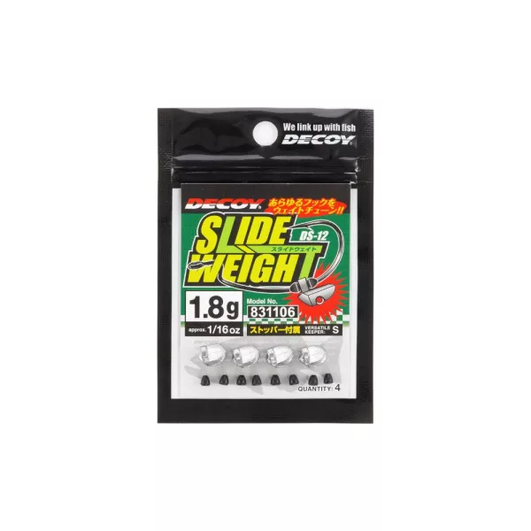 Decoy DS-12 Slide Weight 3,5gr Offset Ólom 3db