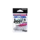 Decoy Area Jiggy Type XII AH-12 #8 Barbless Füles Szakáll Nélküli Egyágú Ragadozóhalas Horog 12db