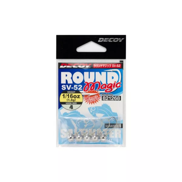 Decoy SV-52 Round Magic #3 3,5gr Jig Fej 4db