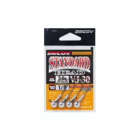 Decoy VJ-30 Standard Head #1/0 2,5gr Jig Fej 4db