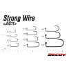 Decoy Jig11S Strong Wire Silver #1/0 Füles Szakállas Egyágú Jig Horog 9db