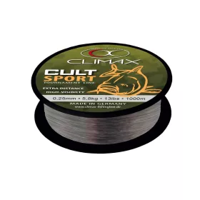   Climax Cult Carp Sport Mono Grey 1000m 0,25mm Monofil Főzsinór
