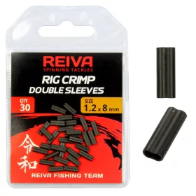 Reiva Manșon de Crimp Dublu 0,8x8mm 30buc