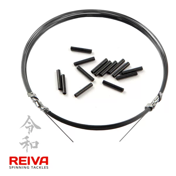 Reiva 0,20mm 3m Titánium Leader Előke Krimpelő Hüvelyekkel