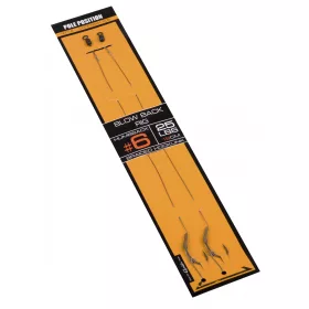   Spro Str Blow Black Rig Negru 8 2buc/pachet Cârlig legat împletit cu ochet și barbă