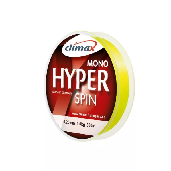 Climax Hyper Spinning Fluo Yellow 150m 0,30mm Monofil Főzsinór