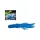 Larvă artificială Wizard Bass Grub Blue 7cm 5 buc.