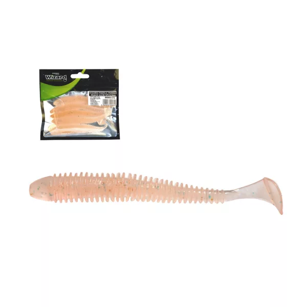 Wizard Power Minnow Peach Momeală plastică 11cm 5 buc