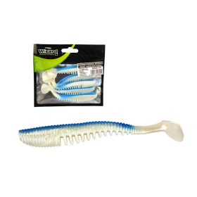   Wizard Ruthless Minnow Albastru 10cm Nălucă de cauciuc 5buc