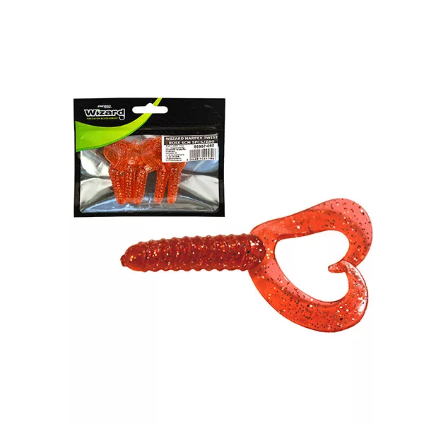 Wizard Harpex Twist Double Rose 6cm Twister 5buc